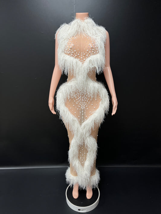 PARTY WHITE DRESS