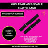 Wholesale Adjustable Elastic Bands - Client Boss Hair Couture