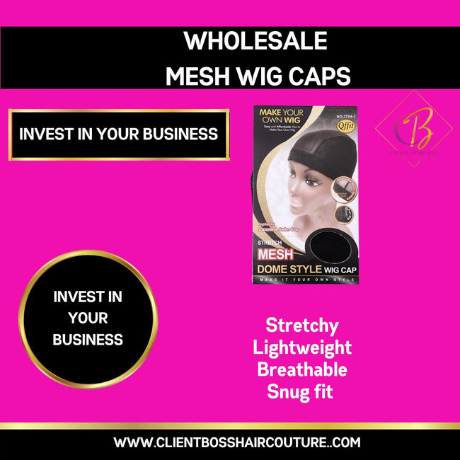 Wholesale Mesh Wig Caps - Client Boss Hair Couture