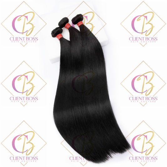 Brazilian Silky Straight Bundle Deals - Client Boss Hair Couture