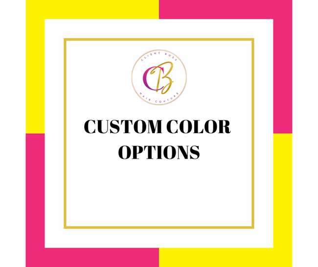 Custom coloring Options